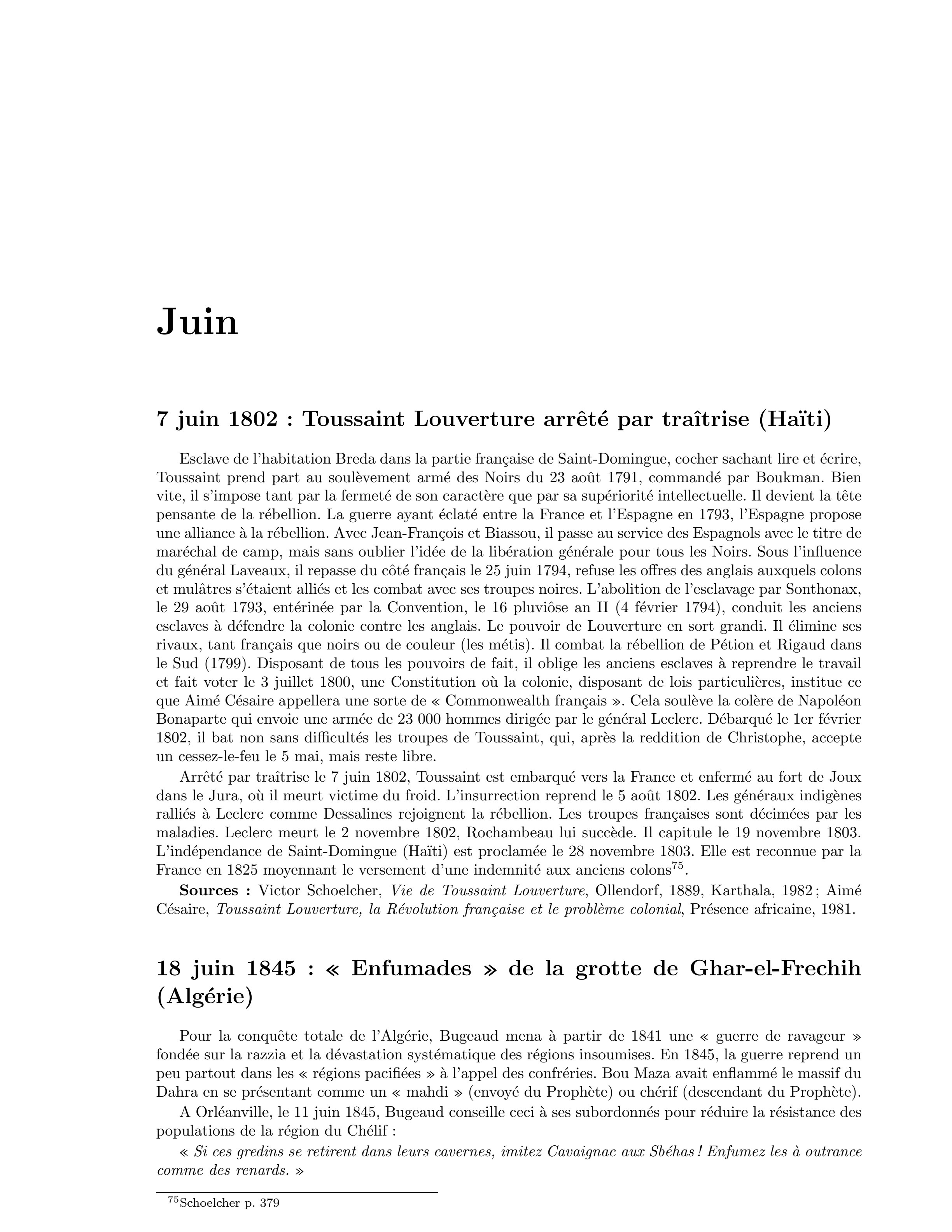 18 juin 1845 — « Enfumades » de la grotte de Ghar-el-Frechih (Algérie)